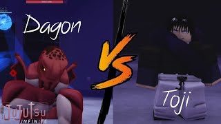 Dagon VS Toji Jujutsu Infinite [upl. by Petrie]