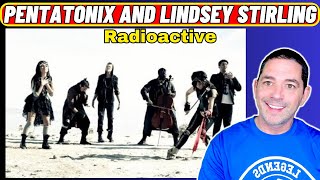 555 vibes Reaction to Pentatonix and Lindsey Stirling  Radioactive [upl. by Rihat]