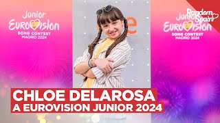 ¡Chloe DeLaRosa a Eurovision Junior 2024 [upl. by Yarod]