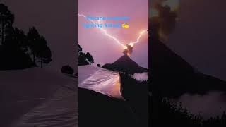 Volcano Eruption Lightingshortsytshortsbalcanoeruption breakingnewsbeautifulvideo [upl. by Ajay]