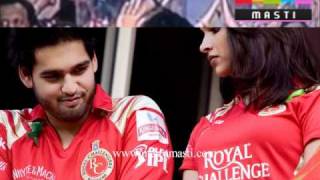 Siddharth Mallaya kisses lip lock Deepika Padukone as RCB wins [upl. by Atener718]