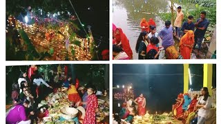 Chhath Pooja k bhor k argh 🙏 🙏 🙏 vlog [upl. by Eiramik]