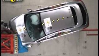 Prueba de choque EuroNCAP Mitsubishi Lancer [upl. by Aneeram79]