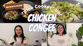 Try This Chicken Congee Rice Cooker Recipe Quick amp Simple  MasterChef In The House [upl. by Ressay]