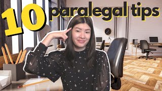 10 PARALEGAL TIPS to do a GOOD JOB as a NEW PARALEGAL from an Intellectual Property Perspective [upl. by Juliet]