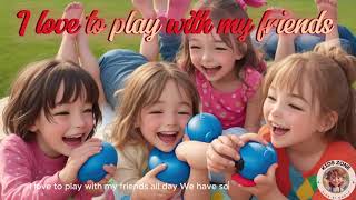 I love my friends song  Kids Moral Stories  Kids Zone [upl. by Anividul]