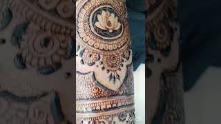 Syamus wedding mehndi design telugu rjy muddugumma song mehndi [upl. by Annhoj]