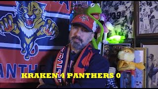 Florida Panthers Shutout By Seattle Kraken 40 Total No Shows [upl. by Sass]