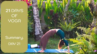 Day 21 ✦ 2024 Yoga Challenge for Beginners and Intermediate 1h15 🌸 21 Days in Bali [upl. by Nnaynaffit535]