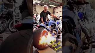 V Rod Harley Davidson Exhaust Flames 🏍️🔥 [upl. by Sokil87]