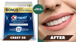 Crest 3D Whitestrips Professional Effects Plus Teeth Whitening Strip Kit 48 Strips [upl. by Trawets676]