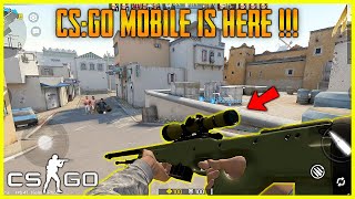 CSGO MOBILE GAMEPLAY IS HERE WITH ICONIC MAPS  COUNTER STRIKE GLOBAL OFFENSIVE FOR MOBILE 😍👀🔥 [upl. by Anaya]