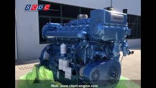 Baudouin 6M26 500hp marine engine [upl. by Lipcombe]