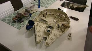 Restoration of 1979 Kenner Star Wars Millennium Falcon part oneElectrical [upl. by Gale]