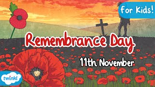 What is Remembrance Day in the UK  11th November  Poppy Day  2024 [upl. by Ynaffyt]