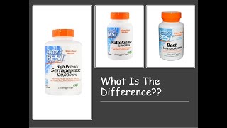 What Is The Difference Between Serrapeptase Nattokinase and Lumbrokinase [upl. by Darn]