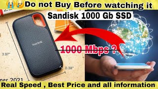 Best 1 tb ssd Sandisk Extreme 1 tb portable SSD  Cheapest SSD best ssd cheap sandisk 1tb hdd [upl. by Olmstead]