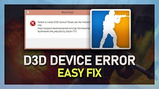 CSGO Failed to Create D3D Device FIX  Fast amp Easy 2024 Proof [upl. by Reames]