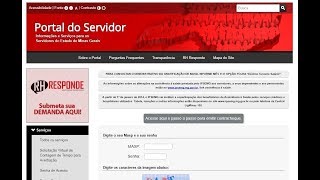 Identificador contracheque servidor MG [upl. by Otrebmal]