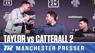 Josh Taylor amp Jack Catterall Nearly Brawl  PRESS CONFERENCE HIGHLIGHTS [upl. by Auqined]