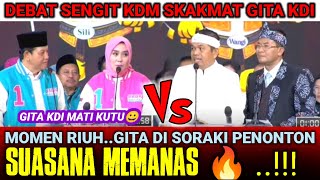 DEBAT PANAS  DEDI MULYADI SKAKMAT GITA KDI SAMPAI DISORAKI PENONTON [upl. by Priscilla61]