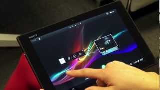 Sonys Xperia™ Tablet Z globally available [upl. by Aicinet129]