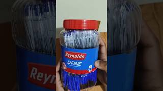 Reynolds DFine Pen Unboxing Reynolds review unboxing shortsviral shortvideos shorts viral [upl. by Ahsiram]