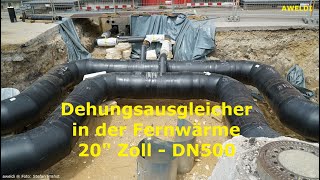 Dehnungsausgleicher im Rohrleitungsbau Rohrleitungsbauer bauten zwei Dehnungsausgleicher YT Channel [upl. by Trebmer450]