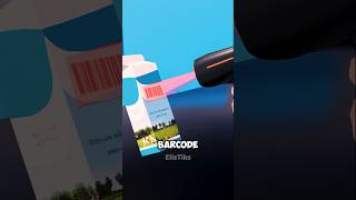 Barcode Scanner working ⚙️  3D Animation shortsfeed 3danimation [upl. by Bocoj]