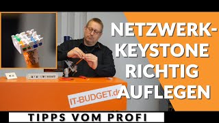 NetzwerkKeystone RICHTIG auflegen – Tipps vom Profi  ITBUDGET [upl. by Ainala]