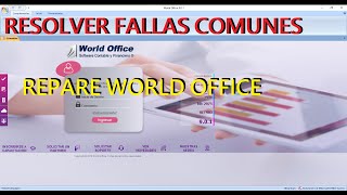 World Office Reparar Problemas Comunes Fallas Bases de datos [upl. by Blanca503]