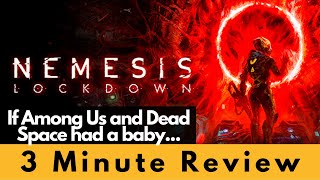 Nemesis Lockdown  3 Min Review  Hardcore and in depth version of Among Us [upl. by Lewes]