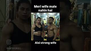 Indian female bodybuilder 😈 gymshorts motivation [upl. by Nirak]