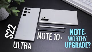 Samsung Galaxy S22 Ultra Vs Note 10 Plus  FULL Comparison  Camera Review Must Watch [upl. by Rifkin246]