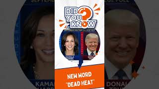 quotDead Heat Showdown Kamala Harris vs Donald Trump – Who Will Break the Tiequot shorts ytshorts [upl. by Klusek]