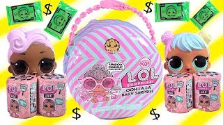 NEW BIG LOL Surprise Ooh La La Little Baby Sister Money Blind Bags  Color Change [upl. by Anyehs]