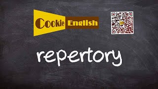 Repertory Pronunciation Paraphrase Listen amp Practice [upl. by Ayik]