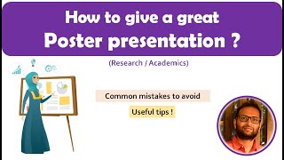 How to give an effective poster presentation  how to make effective poster presentation [upl. by Hiltner]