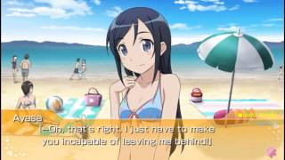 Oreimo Tsuzuku PSP Ayase Route Part 185  Leaving Her Behind Ending 4 English Subtitles [upl. by Riess944]