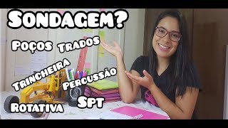 Tipos de Sondagens  Mecânica dos Solos I  Aula 01 [upl. by Aivital941]