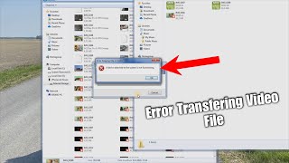 How To Fix Error While Transfering Photos From iPhone To Pc [upl. by Sitof]