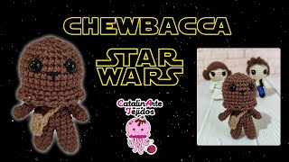 Chewbacca mini amigurumi  CatalinArte Tejidos [upl. by Arlyne]