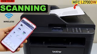 Brother MFC L2700dw Scanning Multiple Documents Using ADF [upl. by Aneerhs]