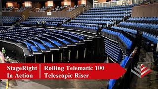 Rolling Telematic 100 Telescopic Risers  In Action [upl. by Adile]