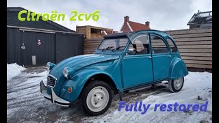 SOLD my fully restored Citroën 2cv restoration [upl. by Berkow220]