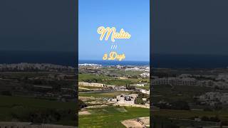 🛥 YOUR COMPLETE 3DAY MALTA ITINERARY in DESCRIPTION 🌊 [upl. by Tory]