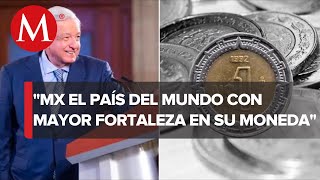 Peso se ha apreciado poco más de 10 afirma AMLO [upl. by Eyanaj]