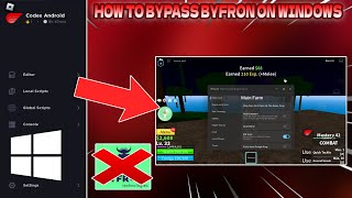 NEW BEST FREE Roblox Script Executor Codex  BYFRON BYPASS MOBILE amp PC [upl. by Kinemod650]