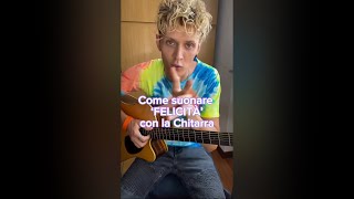 ‘Felicità’ Silver  Tutorial per chitarra  Canzone Ufficiale RN24 AGESCI Route Nazionale 2024 [upl. by Zima]