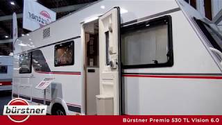 Bürstner Premio 530 TL Vision 60  Campingvogn 2020 [upl. by Valente]